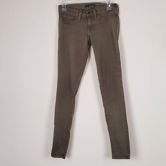 Flying Monkey Olive Green Skinny Jeans Size 5 - Picture 1 of 7